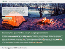Tablet Screenshot of campnj.com